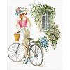 Ταπισερί για ράψιμο LadyBird Bicycle Girl.