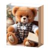 Χάρτινη σακούλα δώρου Raya Toys Teddy bear M, 32 εκατοστών.