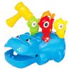 Διαδραστικό пαιχνίδι Raya Toys Ιπποπόταμος με σφυράκι, μουσικό και φωτεινό.