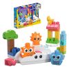 Κατασκευές Fisher Price Mega Bloks Πρωινές και βραδινές συνήθειες, μουσικές, 30 τεμαχίων.