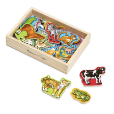 Ζωάκια μαγνητικά ξύλινα Melissa and Doug 10475