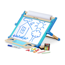 Πίνακας ξύλινος Melissa&Doug διπλής όψης με αξεσουάρ 12790