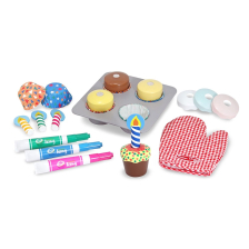 Σετ ξύλινο για ψήσιμο μάφινς Melissa and Doug 14019