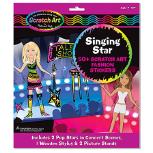Ξυστά αυτοκόλλητα Ντύσε με Melissa and Doug 15865