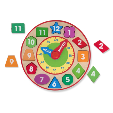 Ρολόι ξύλινο Melissa and Doug 18593
