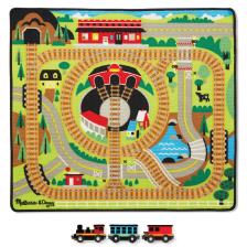 Τάπητας παιδικός Melissa and Doug Σταθμός και τρένο19554
