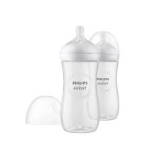 Μπιμπερό φαγητού Natural Response 330 ml με θηλή χωρίς διαρροή, Philips AVENT Natural Response Stream 4, 3 μηνών +.