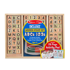 Ξύλινες σφραγίδες Melissa&Doug ABC 40118
