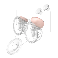 Ανταλλακτικά BabyOno χωνιά σιλικόνης και εξάρτημα θηλασμού, 1002 KIT II.