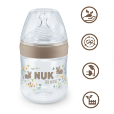 Βρεφικό μπιμπερό σιλικόνης NUK TEMPERATURE CONTROL PP 0-6 μηνών 150 ml.