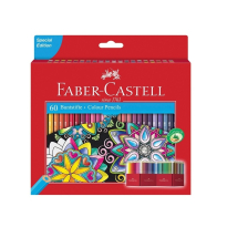 Ξυλομπογιές Faber-Castell Κάστρο 60 χρωμάτων.