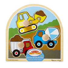 Πάζλ ξύλινο Melissa and Doug Φορτηγά 13395