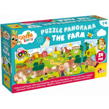 Εκπαιδευτικό παιχνίδι Lisciani Puzzle Panorama the farm.
