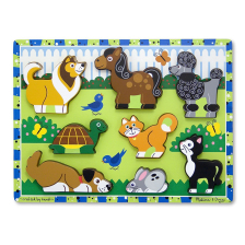 Πάζλ ξύλινο Melissa and Doug Κατοικίδια  13724