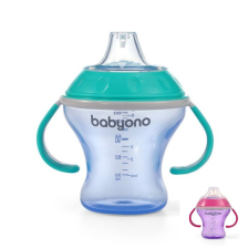 Κύπελλο που δεν χύνεται BabyOno με μαλακό στόμιο 180ml, 1456.