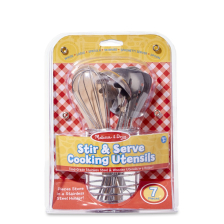 Σετ μαγειρικής από ανοξείδωτο ατσάλι Melissa and Doug 19351