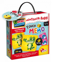 Κάρτες μνήμης Lisciani Montessori BABY TOUCH MEMO Ζώα 24 τεμ.