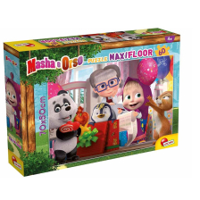 Παζλ Lisciani Masha and The Bear MAXI FLOOR Υπέροχη μέρα 60 τεμ.