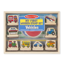 Σετ ξύλινες σφραγίδες Melissa and Doug Οχήματα 12391.