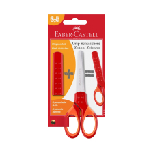 Παιδικό ψαλίδι Faber-Castell Grip, Κόκκινο.