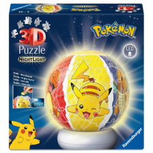 Παζλ 3D Ravensburger Pokemon Νυχτερινό φωτιστικό, 72 τεμαχίων.