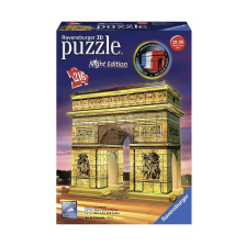 Παζλ 3D Ravensburger με φώτα LED Αψίδα του Θριάμβου 216 κομ.