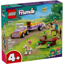 Κατασκευές LEGO Friends Ρυμουλκούμενο αλόγων και πόνυ, 42634.