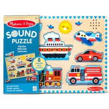 Παζλ με ήχους Melissa and Doug Οχήματα, 50206.