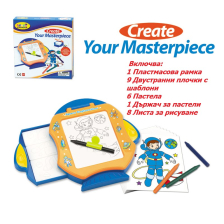 Σετ για ζωγραφική με δείγματα Διάστημα Raya Toys