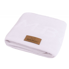 Κουβέρτα Baby Matex Thai Bamboo 80x100 εκ. 0364, 01 λευκή