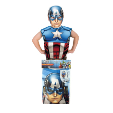 Παιδική αποκριάτικη στολή Rubies T-shirt με μάσκα Captain America 620971.