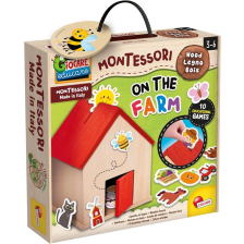 Εκπαιδευτικό παιχνίδι Lisciani Montessori Baby wood ot the farm.