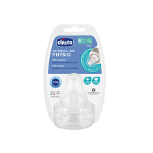 Θηλή R5 6 μηνών+2 τεμαχίων, CHICCO N0270.
