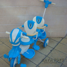 Τρίκυκλο για δίδυμα Raya Toys μπλε