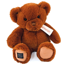 Λούτρινο Αρκουδάκι Doudou Le Nounours 28 εκατοστών, HO3229.