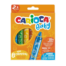 Κηρομπογιές λαδιού CARIOCA Baby, 8 χρωμάτων.