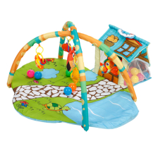 Βρεφική ενεργητική γυμναστική Azaria Happy Space Play Gym House, με 30 μπάλες.