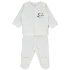 Βρεφική πιτζάμα Bebetto Reflected Baby, 0-6 μηνών, F1374.