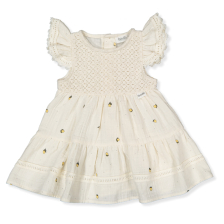 Βρεφικό φόρεμα Bebetto Sweet lemon, Εκρού, 3-24 μηνών, K4771.