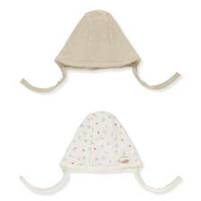 Βρεφικός σκούφος Bebetto My Mushroom, Μπεζ, 2 τεμαχίων, 0-6 μηνών, C1102.