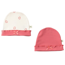 Βρεφικό σκουφάκι Ciсcim Baby MY STRAWBERRY, 2 τεμαχίων, 1 μηνός, U5084.