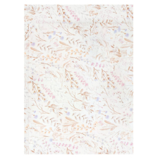 Βρεφικό σεντόνι με λάστιχο Bimbidreams NOE Flowers, 50 x 80 εκατοστών.
