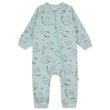 Βρεφική ολόσωμη φόρμα Bebetto Sweet Jumpsuits, Πράσινη, 9-36 μηνών, T3933.