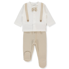 Βρεφικό σετ Bebetto Baby King, 2 τεμαχίων, 0-6 μηνών, F1441.