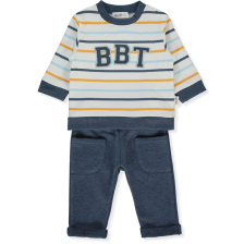 Βρεφικό σετ Bebetto Boy Team, 2 τεμαχίων, 6-36 μηνών, K4866.