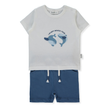 Βρεφικό σετ Bebetto Happy Fish, 2 τεμαχίων, 6-36 μηνών, K5285.