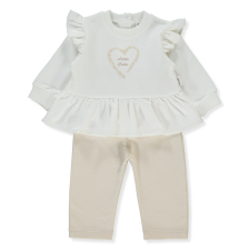 Βρεφικό σετ Bebetto Little Cutie, 2 τεμαχίων, 3-24 μηνών, K4891.