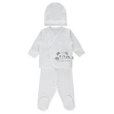 Βρεφικό σετ Bebetto Reflected Baby, 3 τεμαχίων, 0-3 μηνών, Z974.