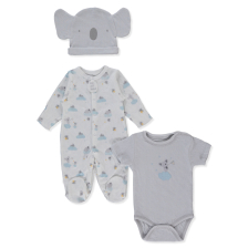 Βρεφικό σετ Bebetto Stars and koalas, 3 τεμαχίων, 0-6 μηνών, Z1031.
