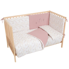 Σετ βρεφικής κρεβατοκάμαρας με Πάντα Bimbidreams NIZA 110 x 155 εκατοστών, 3 τεμαχίων.